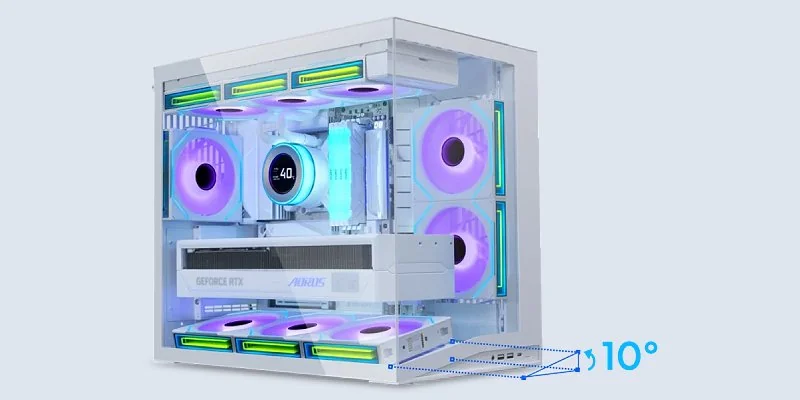 Расширенная боковая сетка для блока питания ATX до 200 мм