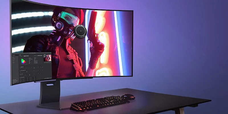 VESA mounting and ergonomic adjustment