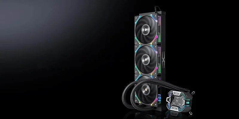 קירור נוזלי 1StPlayer X-360 לבן מבט כללי