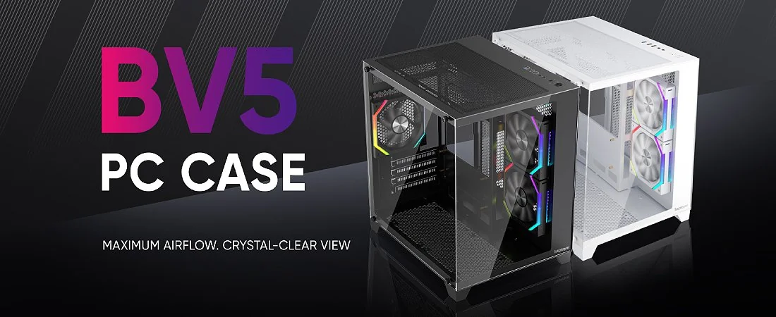 1StPlayer BV5 black case with hexagonal ventilation