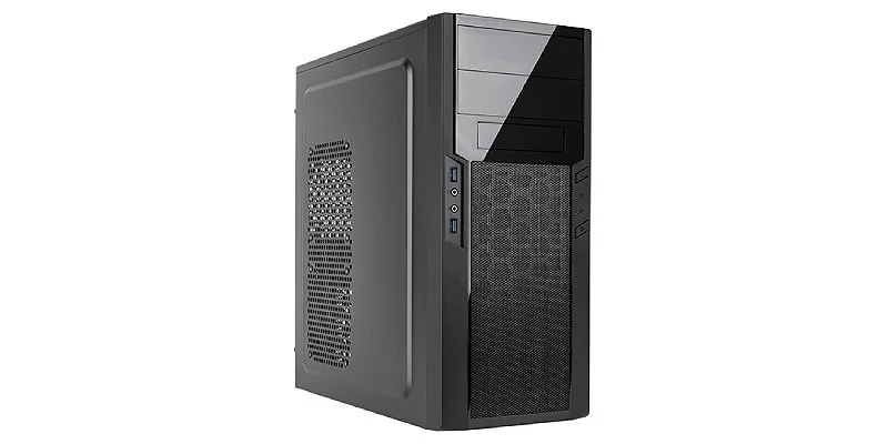 מארז SilverStone PS13 שחור מבט כללי