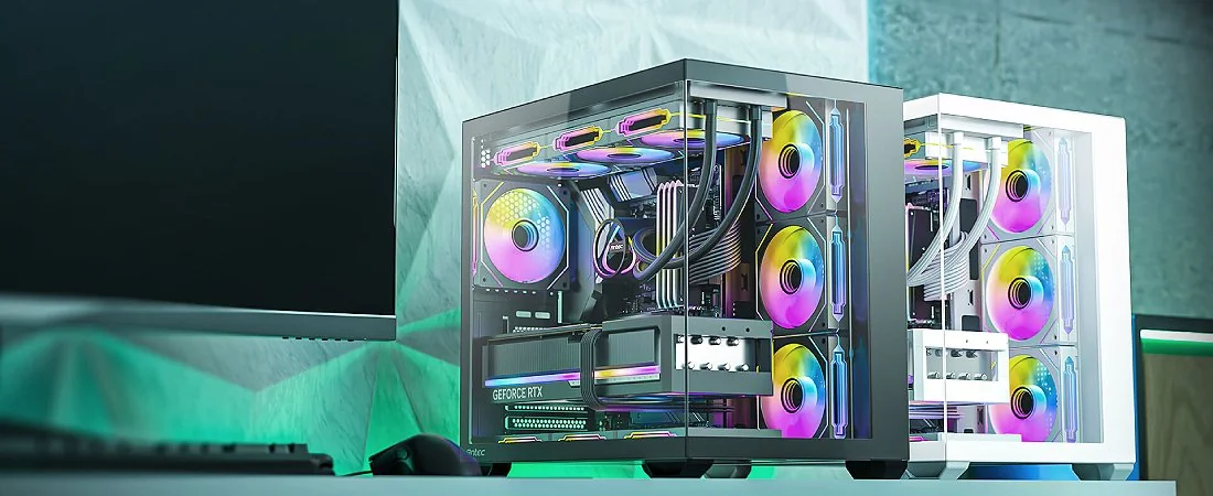 מארז Antec CX Mirror לבן מבט כללי