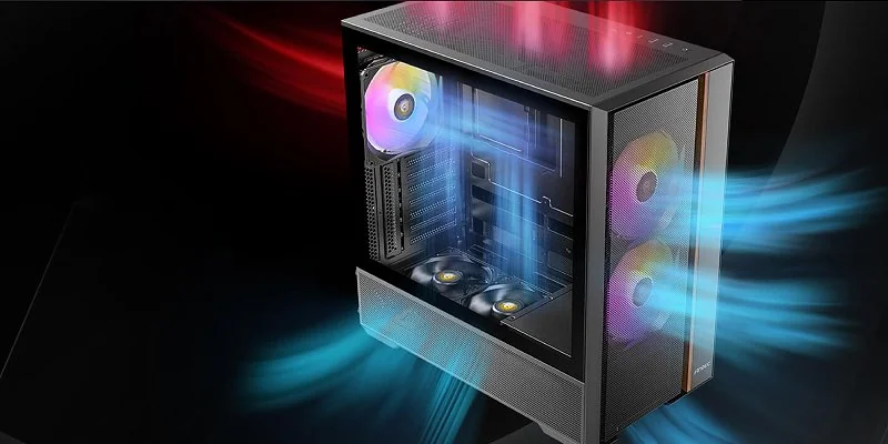 Общий вид корпуса Antec FLUX REAR