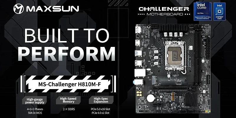 MAXSUN Challenger H810M-F Micro ATX motherboard