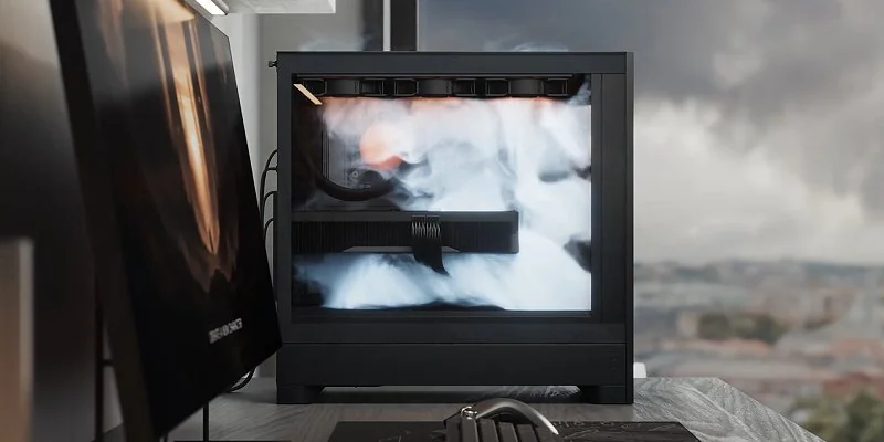 Tempered-glass panel and mesh front of the Pop 2 Air