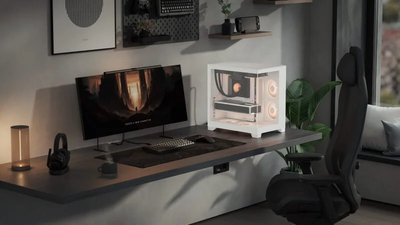 Корпус Fractal Design Pop 2 Vision White RGB общий вид
