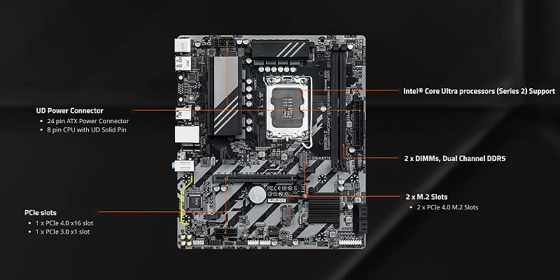 לוח אם Gigabyte B860M E