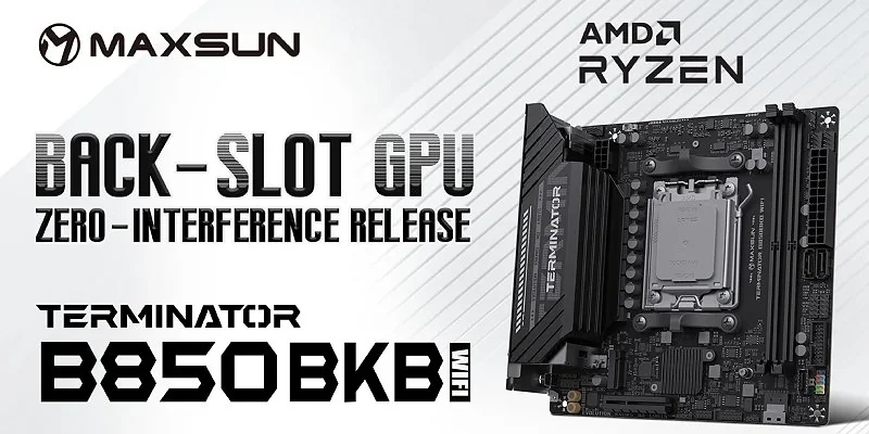 MAXSUN Terminator B850BKB WIFI Mini ITX AM5 motherboard