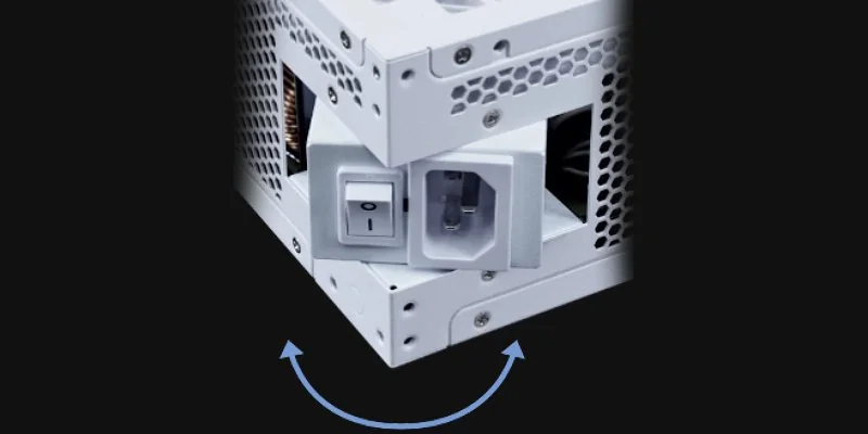 Lian-Li RS HUB עם כניסת AC מסתובבת