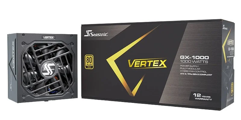 ספק כוח Seasonic Vertex GX-1000 מבט כללי