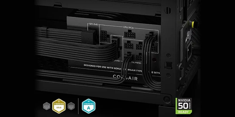 Боковые разъёмы Type-5 блока Corsair RM1000x SHIFT