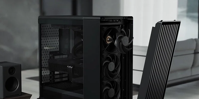 Fractal Design North XL case with oak wood front
