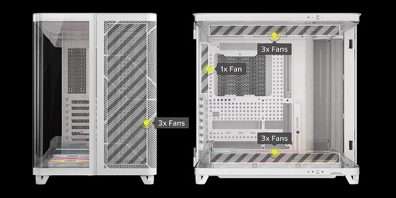 רכזת iCUE LINK System Hub וניהול כבלים