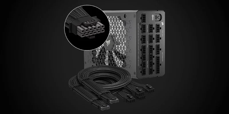 Modular connections of the Corsair HX1500i