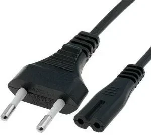 כבל מתח שמיניה Luggar European 2-Pin to C7 Power Cord 1.8m
