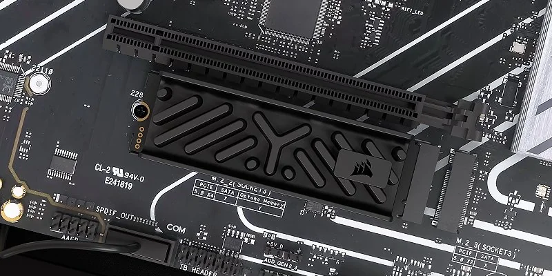 Corsair MP700 ELITE with heatsink