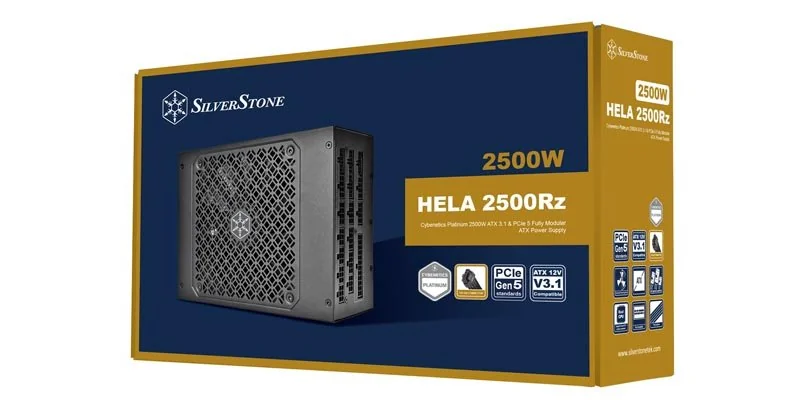 Блок питания SilverStone HELA 2500Rz 2500W Platinum, полностью модульный