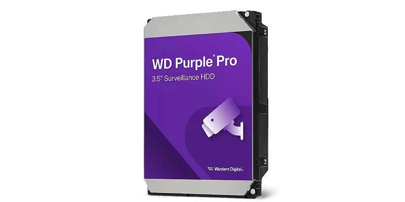 Диск WD Purple Pro 22TB для умного видеонаблюдения