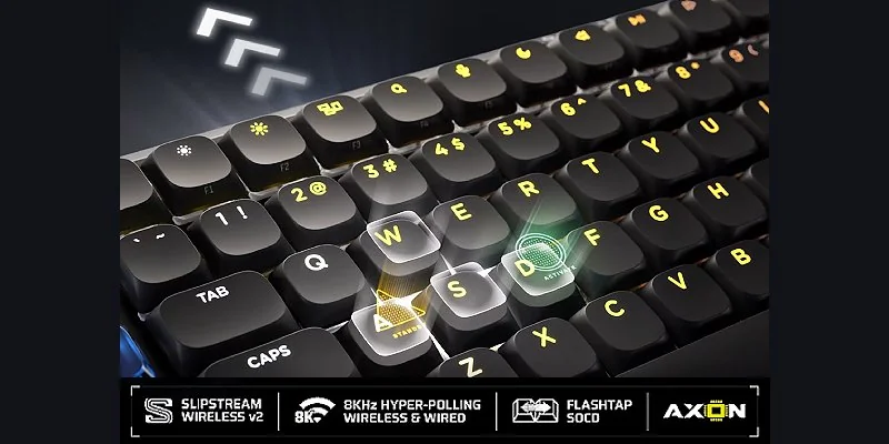 תאורת RGB אחידה לכל רוחב המקלדת
