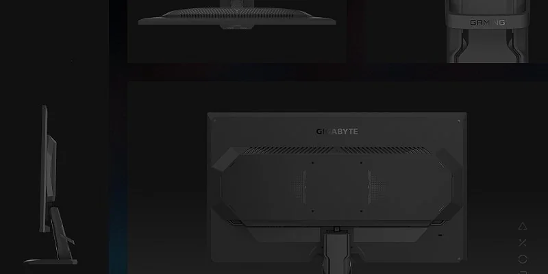מעמד ארגונומי של מסך Gigabyte 31.5 אינץ'
