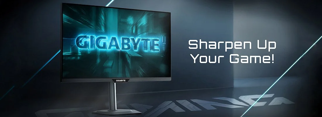 מסך Gigabyte 27 אינץ' IPS 4K UHD בתצוגה כללית