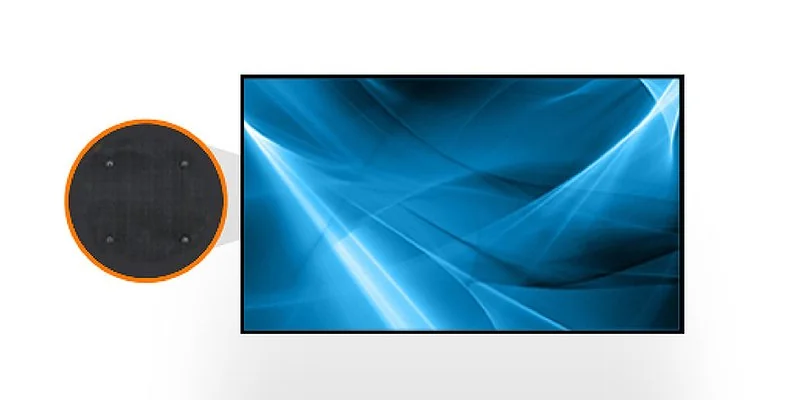 Flexible stand of the 17-inch IIYAMA touch monitor
