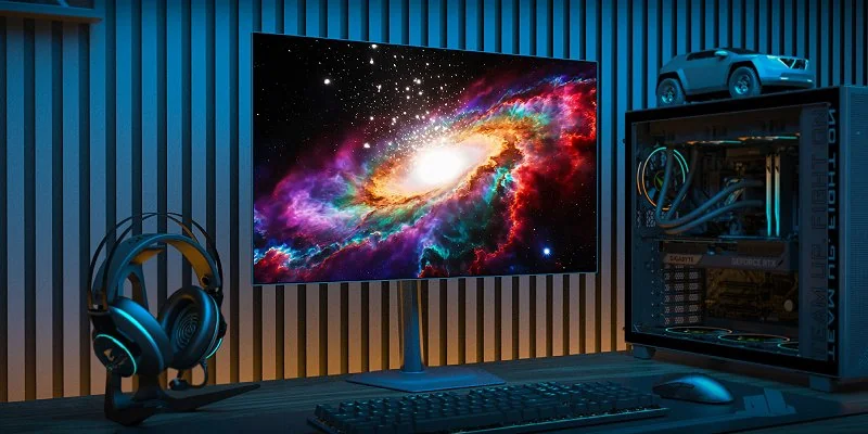 Общий вид монитора Gigabyte 27 дюймов OLED QHD