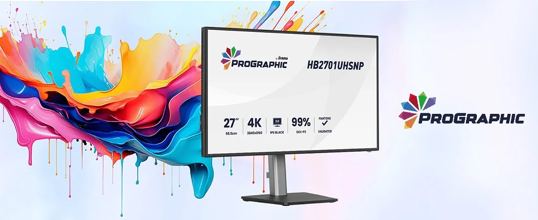 IIYAMA ProGraphic 4K monitor for professional work
