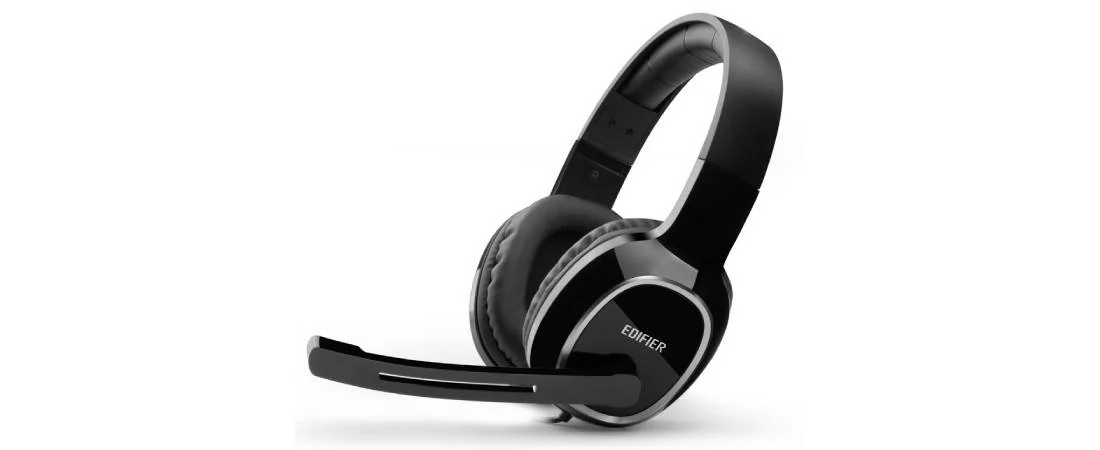 Чёрная проводная гарнитура Edifier K815 с USB-A