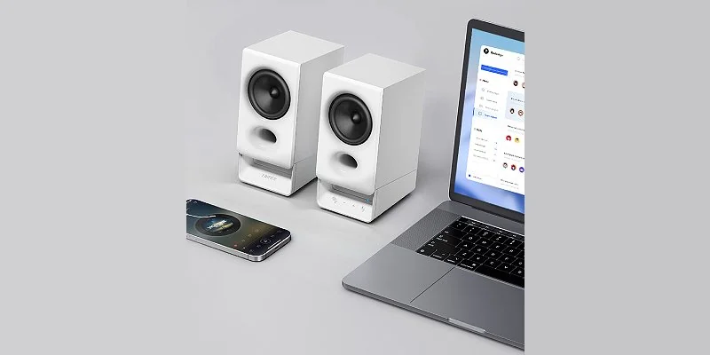זוג רמקולי Edifier R20 לבנים