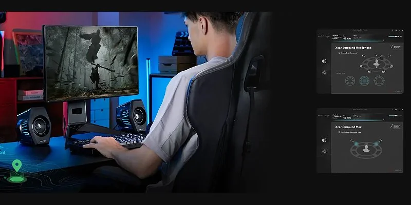 דרייבר Full-Range 3 אינץ' של Edifier G2000 PRO לבן
