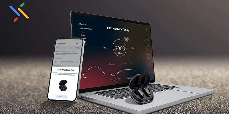 Charging case of the Edifier NeoBuds Plus
