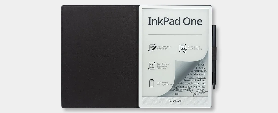 כיסוי Magnetic Folio שחור ל-PocketBook InkPad One