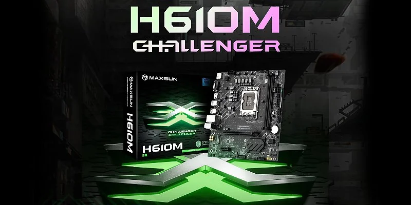 MAXSUN Challenger H610M-H V1 motherboard overview