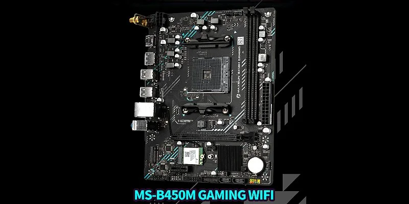 MAXSUN B450M GAMING WIFI motherboard overview