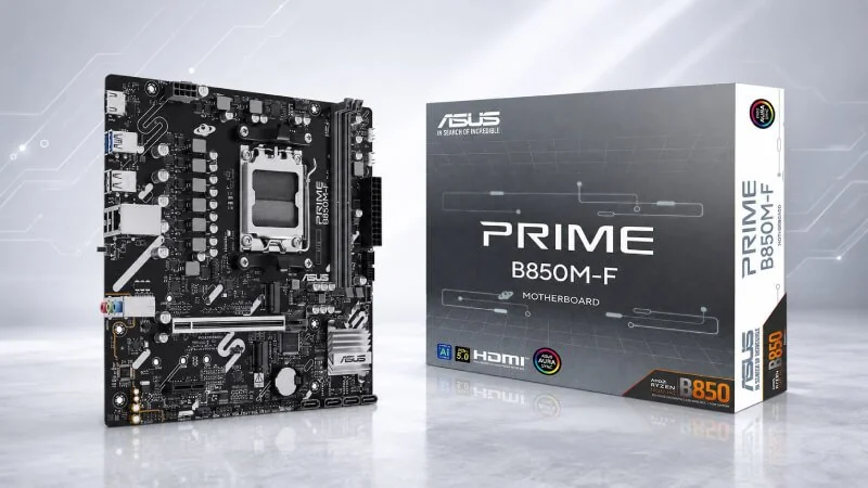 Материнская плата Asus PRIME B850M-F формата Micro ATX