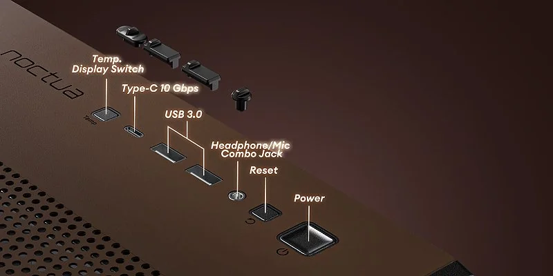 שישה מאווררי Noctua מותקנים מראש