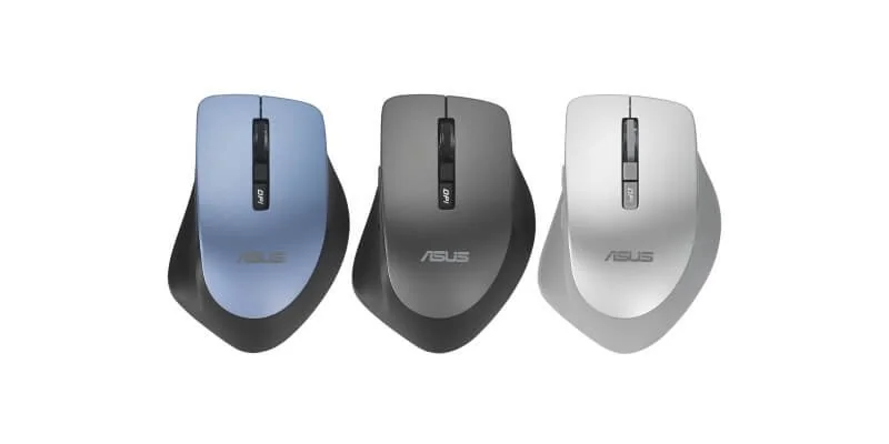 Asus WT425 blue mouse overall view