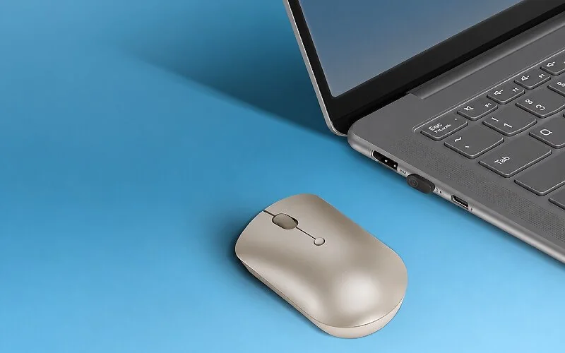 עכבר Lenovo 540 בגוון Sand מבט עליון