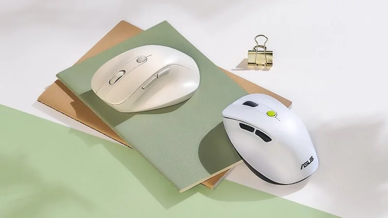 Asus MD105 mouse in Milky White