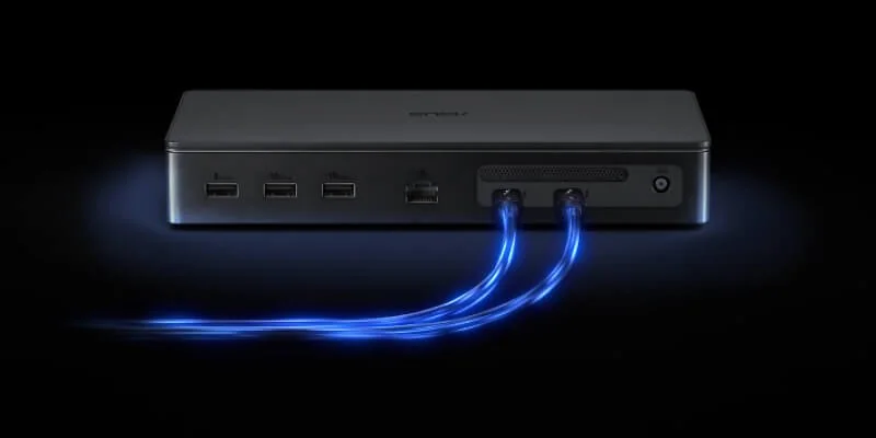 חיבורי Thunderbolt 5 ו-Ethernet ב-DC510