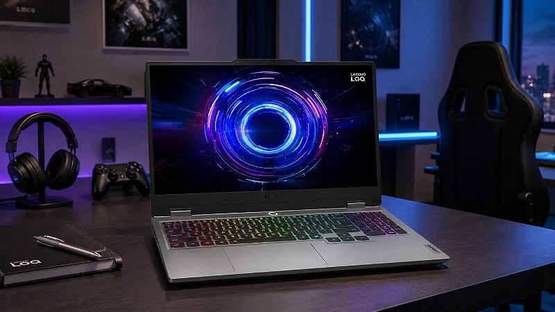 Lenovo LOQ gaming laptop with 15.6-inch screen