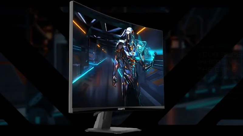 Изогнутый игровой монитор Gigabyte 27 дюймов VA
