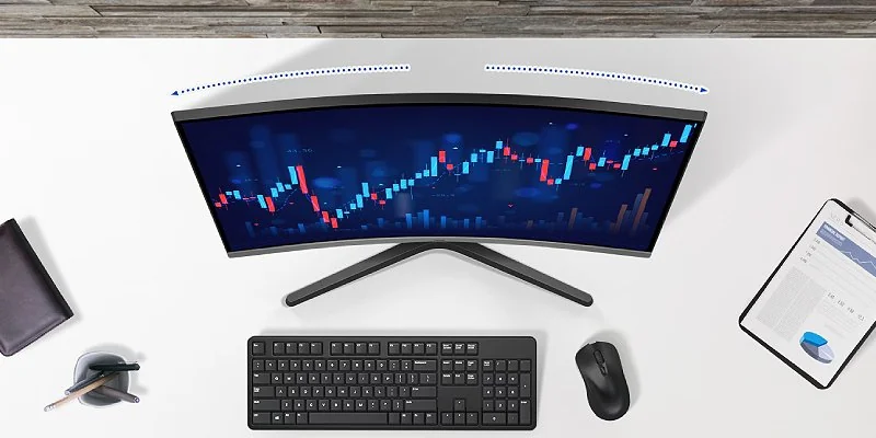 Изогнутая панель VA с высокой контрастностью
