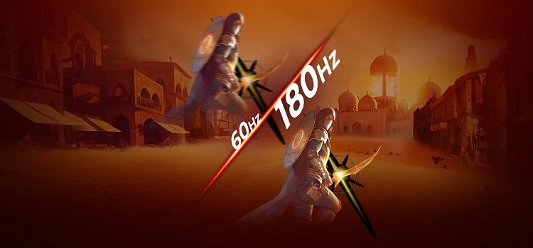 Игровая производительность AOC 180 Гц