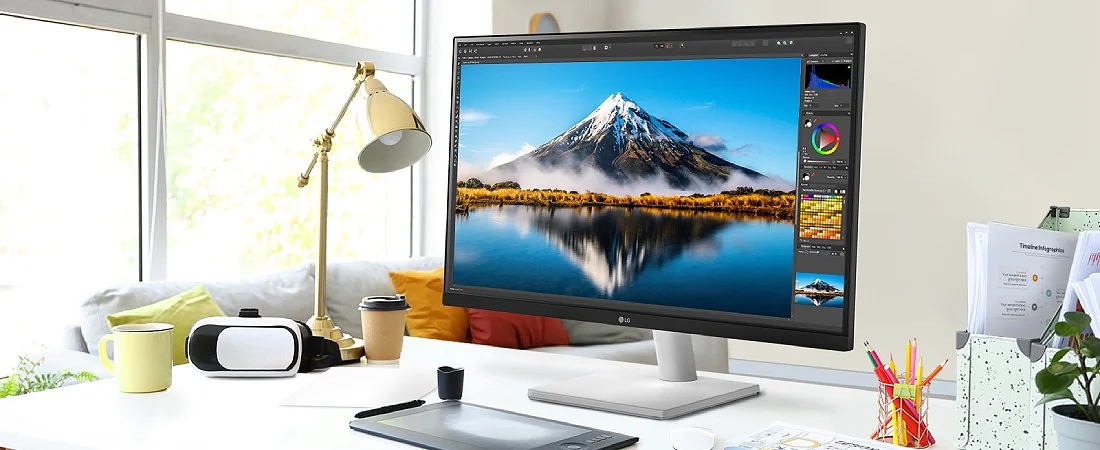 מסך LG 27 אינץ' UltraFine 4K