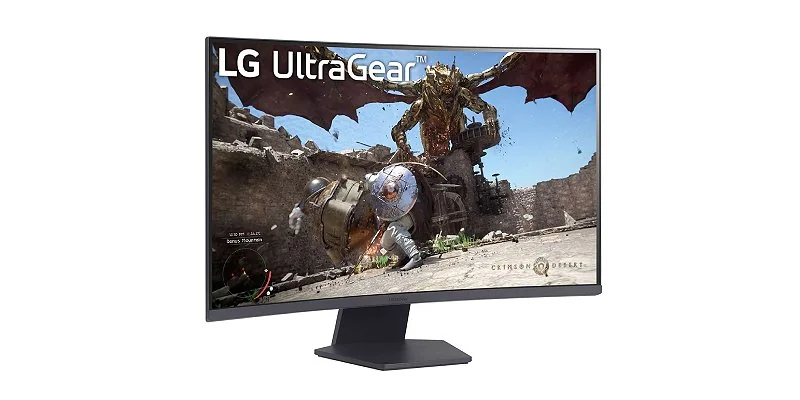 Изогнутый монитор LG UltraGear 31.5 дюйма