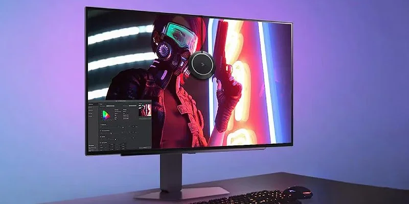 Deep blacks on the OLED panel