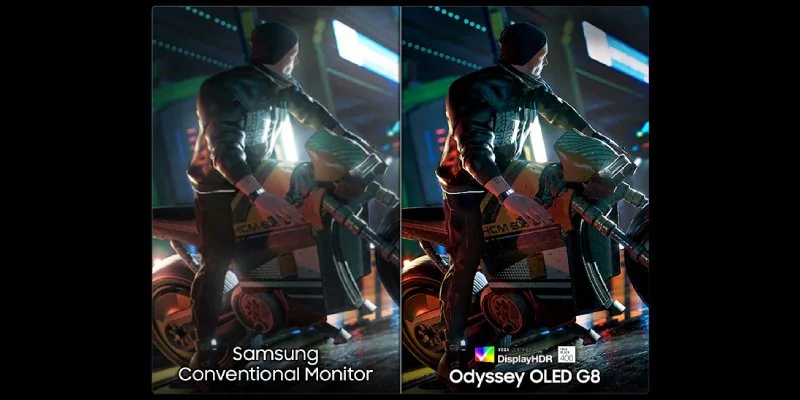 Dynamic cooling system inside the Odyssey G8