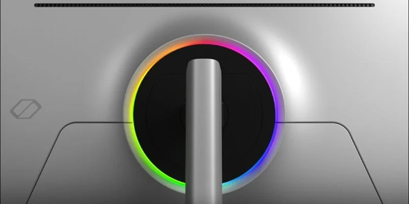 Finish details of the Samsung Odyssey G8